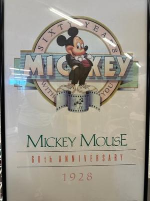 Mickey Mouse 60 Years Poster