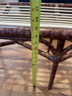 Natural Rattan Bench