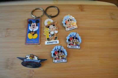 LOT 97. DISNEY PINS AND KEY CHAINS