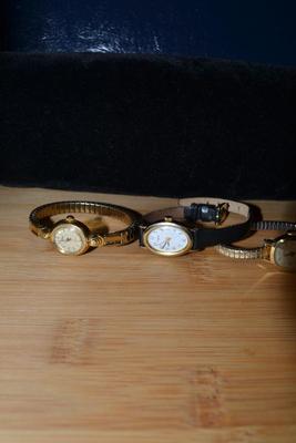LOT 114. LADIES TIMEX WATCHES LOT OF FOUR
