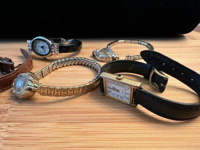LOT 116 LOT OF FIVE LADIES WATCHES