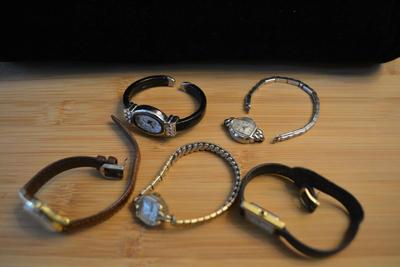 LOT 116 LOT OF FIVE LADIES WATCHES