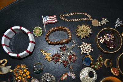LOT 118 LOT OF LADIES COSTUME JEWELRY