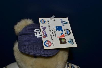 LOT 141.  PADRES AND SAN DIEGO CHARGERS PLUSH BEAR