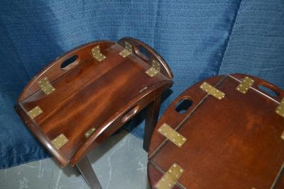 LOT 144. PAIR OF MINI SIDE TABLES