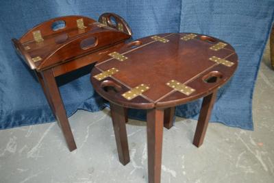 LOT 144. PAIR OF MINI SIDE TABLES