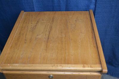 LOT 152. WOOD 2 DRAWER  FILE CABINET