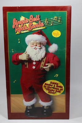 Jingle Bell Rock Santa Claus Animatronic Dancing Christmas Holiday Decor
