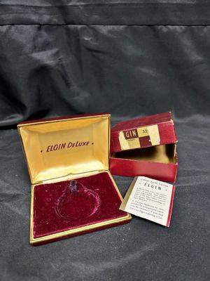 Vintage Elgin Pocket Watch Box *NO Watch*