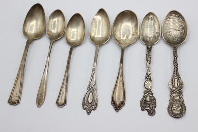 Lot of Vintage Sterling Silver Miscellaneous Collectible Spoon Flatware