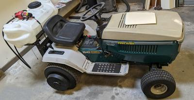 Montgomery Ward Power Krft 46" Lawn Tractor w/ Spot Sprayer