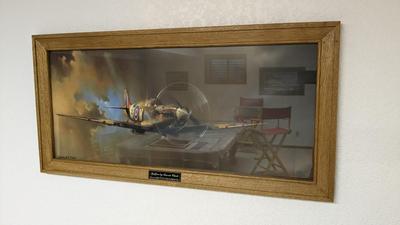 Spitfire by Barrie Clark Framed Lithograph 