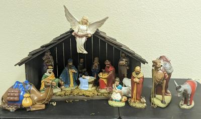 Handcrafted Nativity Scene