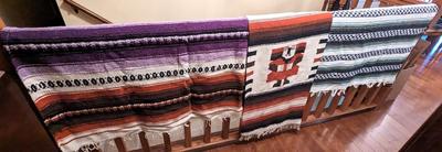 Woven Pack Blankets and Wall Hanging
