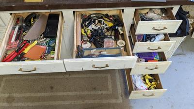 Contents of Shop 1 (Workbench 2) Drawers
