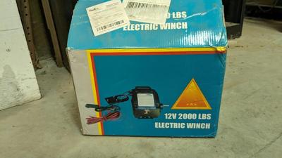 In Box 12V 2000 Electric Winch System