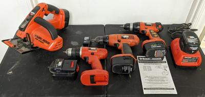 Black and Decker Rechargeable Tool Set