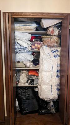 Contents of Hall Linen Closet