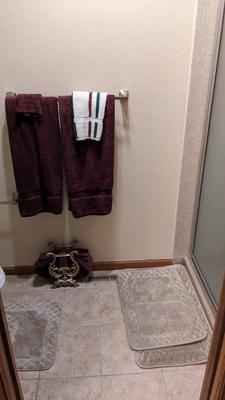 Contents Of Main Bedroom Bathroom and Vanity Area