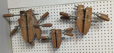 Vintage Hand Screw Clamps 
