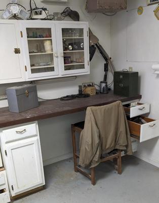 Contents of Shop 1 Workbench
