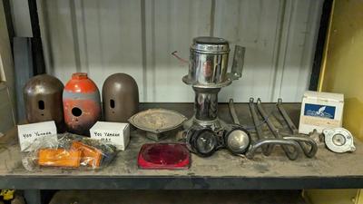 Various Car and Motorcycle Parts