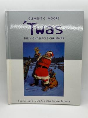 Hallmark Clement C. Moore Twas The Night Before Christmas Featuring a Coca-Cola Santa Tribute Kids Book