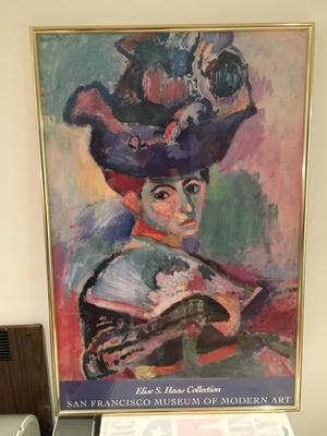 Vintage Matisse poster San Francisco Museum of Modern Art