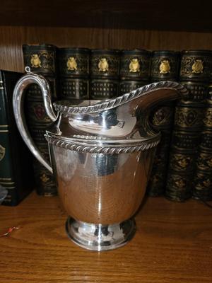 Large Antique silverplated  pitcher