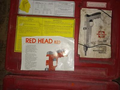 RED HEAD 823 PISTON POWDER ACTUATED TOOL