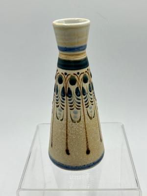 Vintage Midcentury Hand Made in Thailand Art Pottery Bud Vase