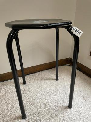 Black Metal Stool