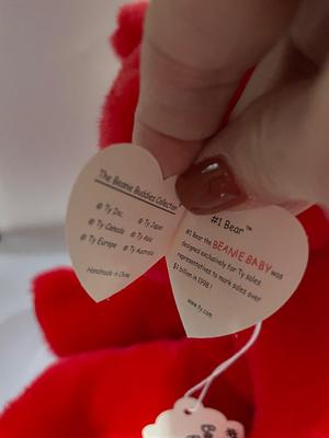TY Beanie Baby-#1 Bear