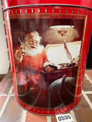 Coca Cola Santa Tin