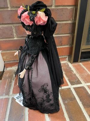 Victorian funeral doll