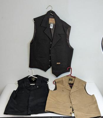 Wyoming Traders and Powder River Men's Vests