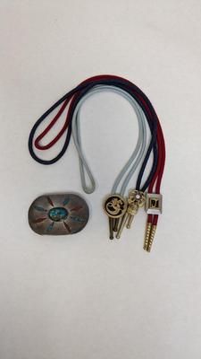 Turquoiose Set Buckle and Bolos