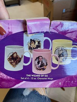 Wizard of Oz Set of 4 Coffee Mugs