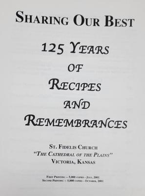SHARING OUR BEST Cookbook