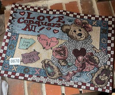 Boydâ€™s Bears Placemat