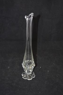 Vintage Fenton Valencia Art Glass Swung Vase 12.75" Tall