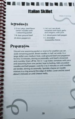 Various Mixed Cookbooks