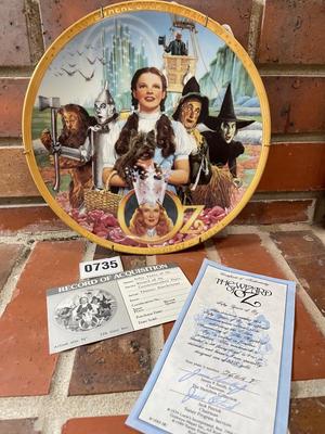 Wizard of Oz Collectors Plate