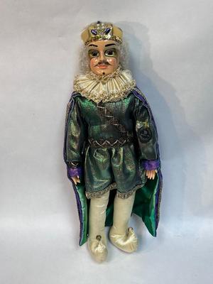 Vintage Brinns Authentic Collectible Edition Harlequin Jester Doll