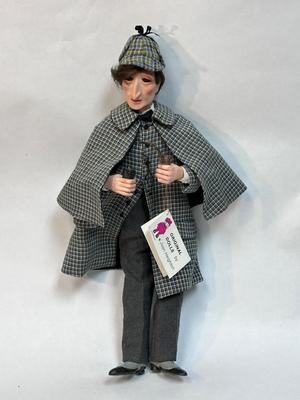 Sherlock Holmes Original Porcelain Doll by Jean Heighton