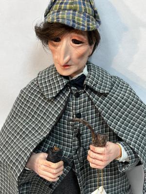 Sherlock Holmes Original Porcelain Doll by Jean Heighton