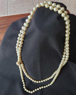 Ivory color 60" strand of pearls