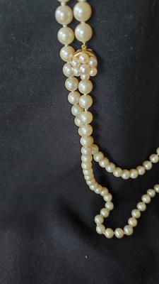 Ivory color 60" strand of pearls