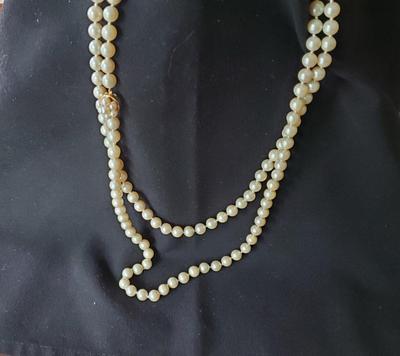 Ivory color 60" strand of pearls