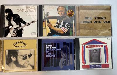 Lot of 6 CD's - 60's & 70's - Springsteen, Elton John, Bob Dylan, Stills, Neil Young, Paul Simon
